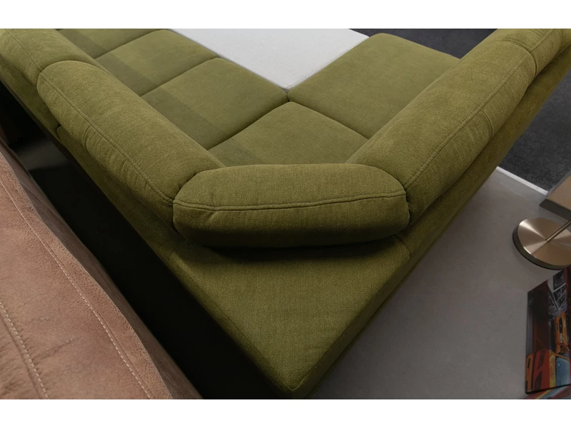 Prum U-alakú ülőgarnitúra, ágyazható, ágyneműtartós