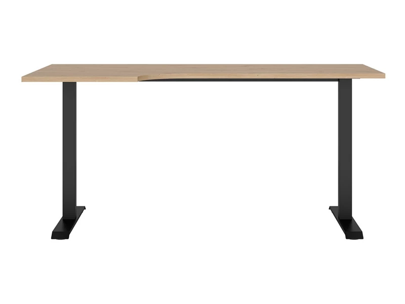 Space Office sarok íróasztal 160 cm, fém lábbal, balos