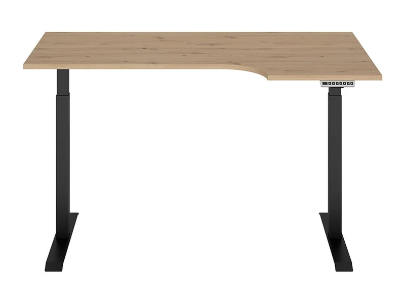 Space Office sarok íróasztal 160 cm, elektromos magasságállítással, jobbos