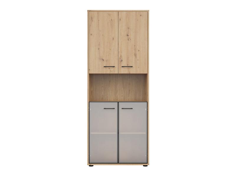 Space Office vitrin 80x200 cm, 4 ajtós (2 vitrines), tervezhető