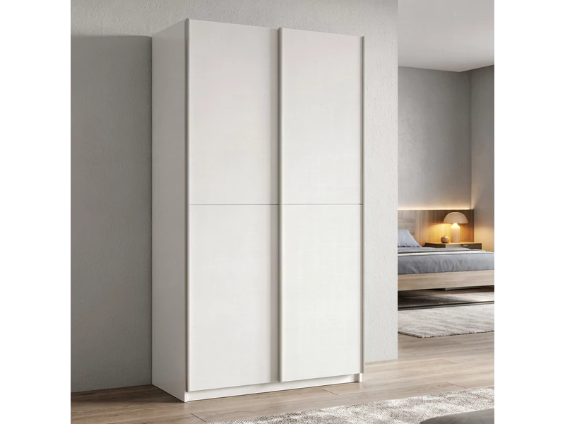 Dallas tolóajtós, polcos gardróbszekrény 120 cm