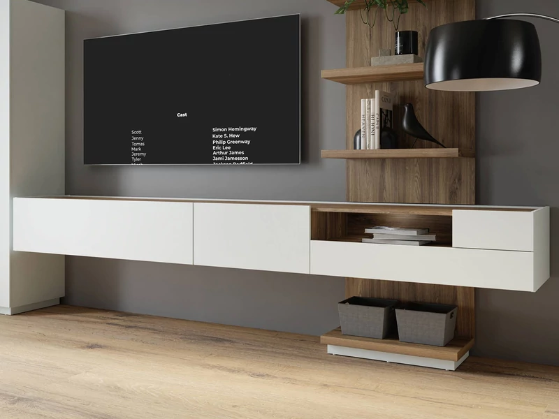 Lewisville fix nappali bútor LED-világítással