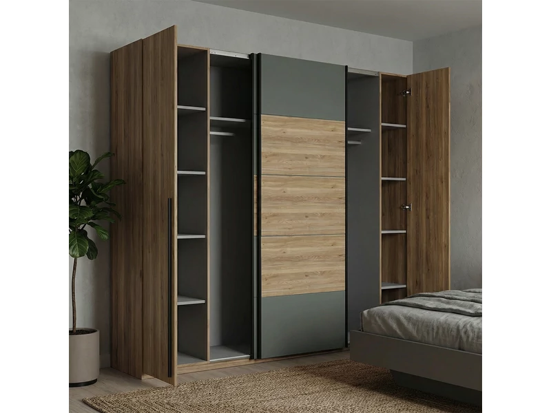 Narago nyíló-tolóajtós gardróbszekrény 270 cm