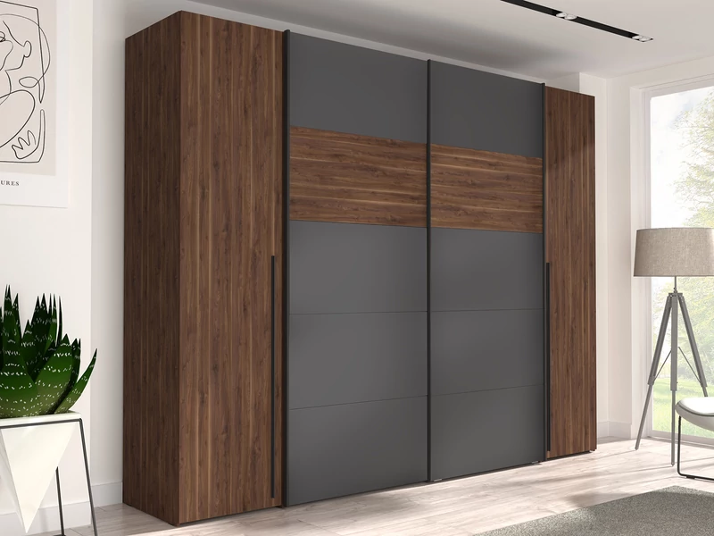 Narago toló-nyílóajtós gardróbszekrény