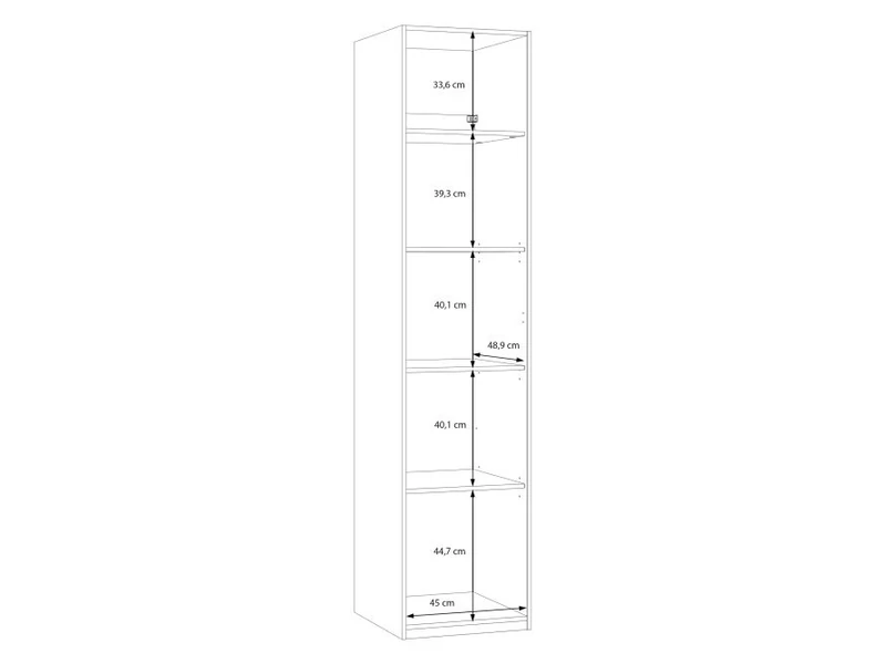 Panoptik szekrény 1 ajtós