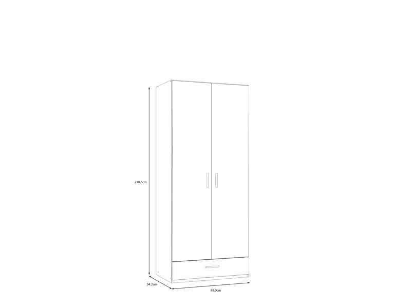 Trawen gardróbszekrény