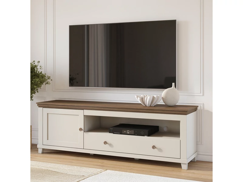 Evora TV-szekrény 2 ajtós, 4 fiókos