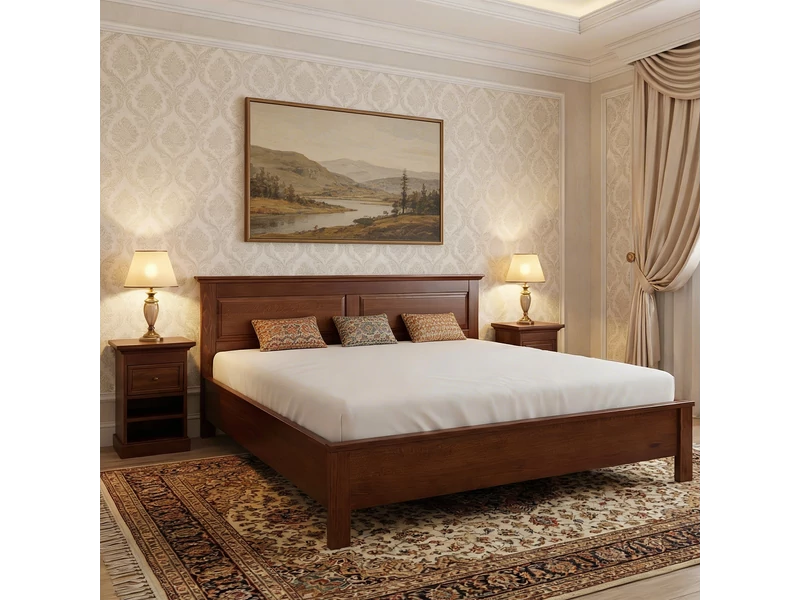 Bolero tömörfa franciaágy-keret 180x200 cm