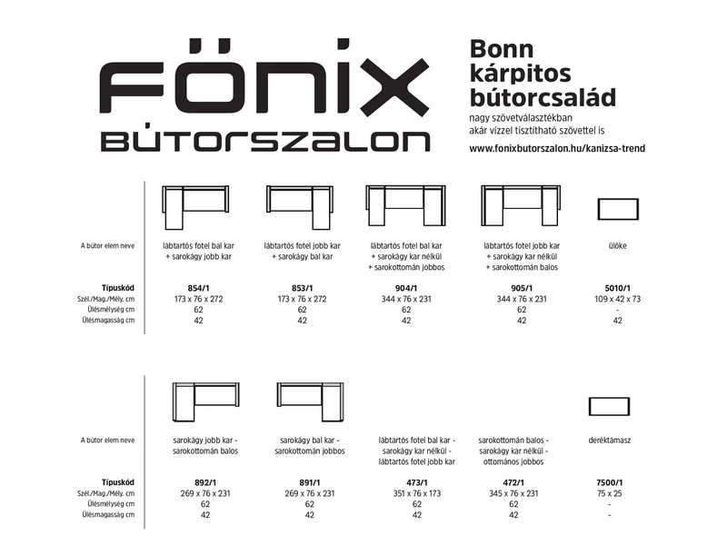 Bonn sarok ülőgarnitúra zöld