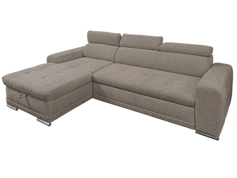 Alicante kárpitos lábtartós sarokgarnitúra jobbos