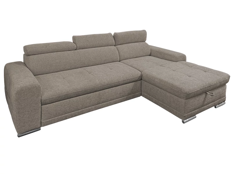 Alicante kárpitos lábtartós sarokgarnitúra balos