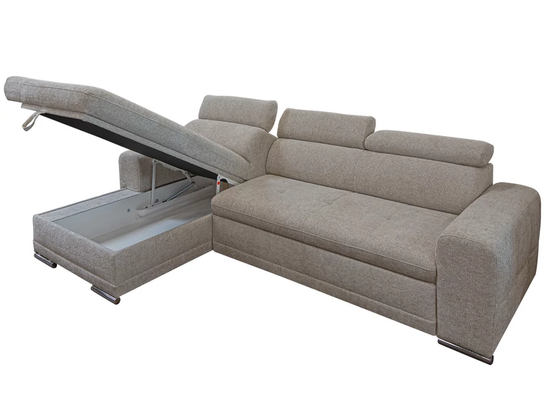 Alicante kárpitos lábtartós sarokgarnitúra jobbos