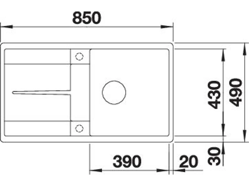 Blanco Metra 5S mosogatótálca