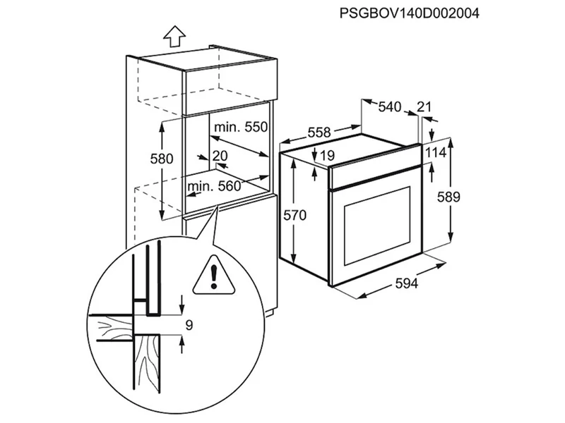 Zanussi ZOB35702BU beépíthető sütő