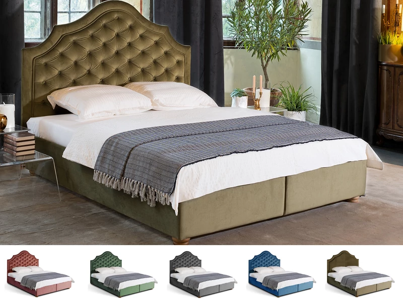 King Chesterfield franciaágy