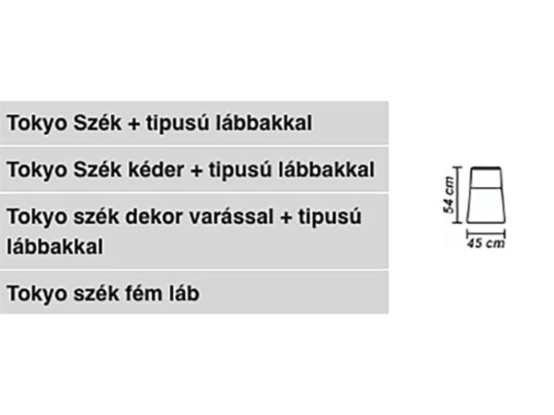 Tokyo szék
