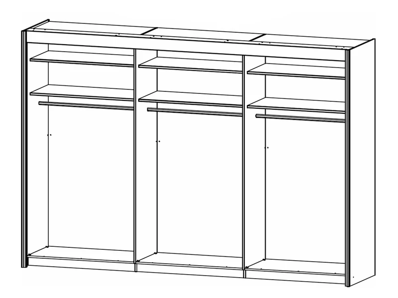 Imperial gardróbszekrény 300 cm