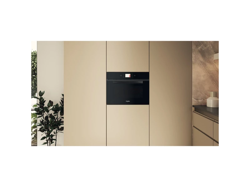 Whirlpool beépíthető mikorhullámú sütő: fekete szín - WCW11O7HTSB