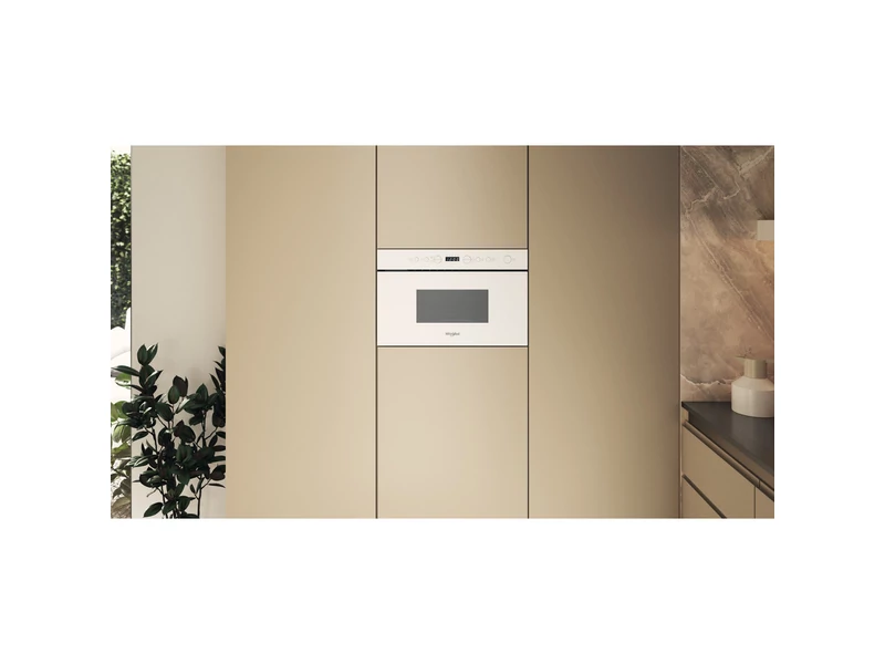 Whirlpool beépíthető mikorhullámú sütő: fehér szín - WMN14BW