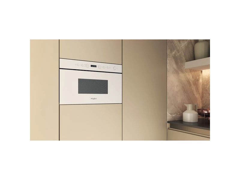 Whirlpool beépíthető mikorhullámú sütő: fehér szín - WMN14BW